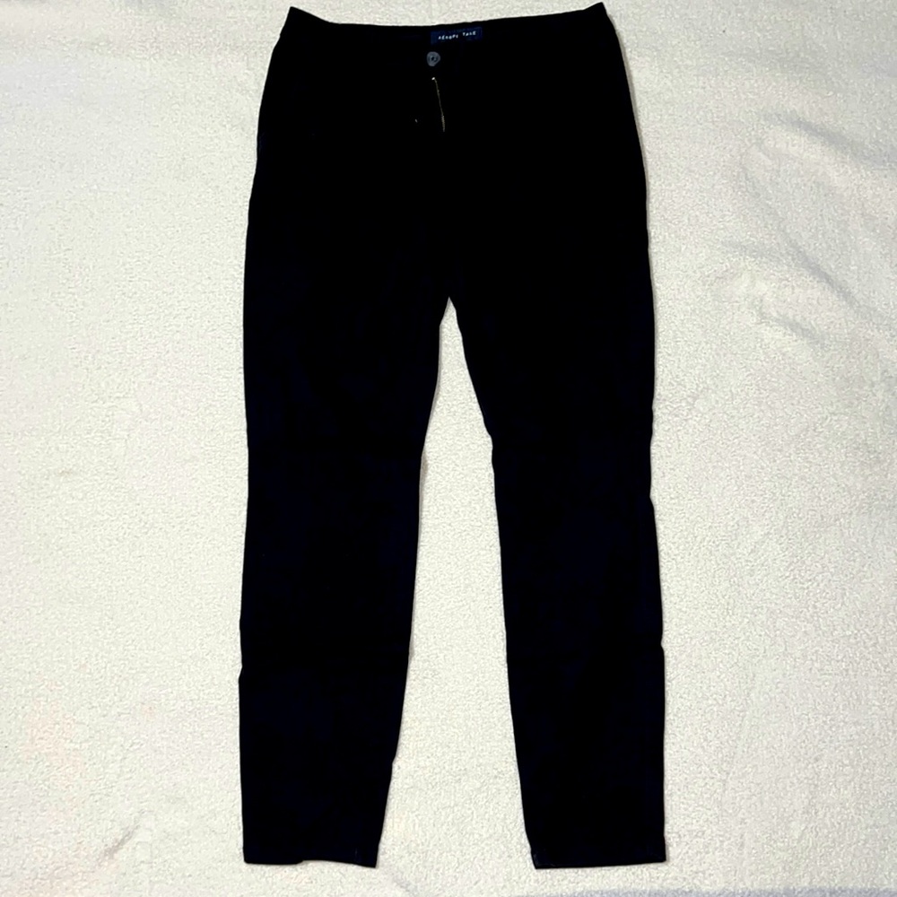Aeropostale Khaki-Style Skinny Pants Size 6R - Black